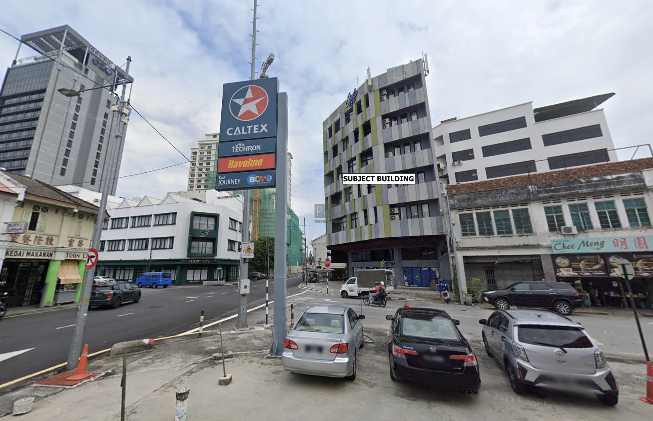A CORNER 6-Storey Hostel Building at Argyll Road and Transfer Road Junction in George Town.