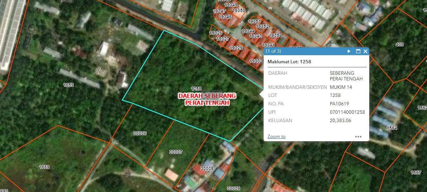 5.036-acre Industrial Land for Sale in Seberang Perai Tengah.