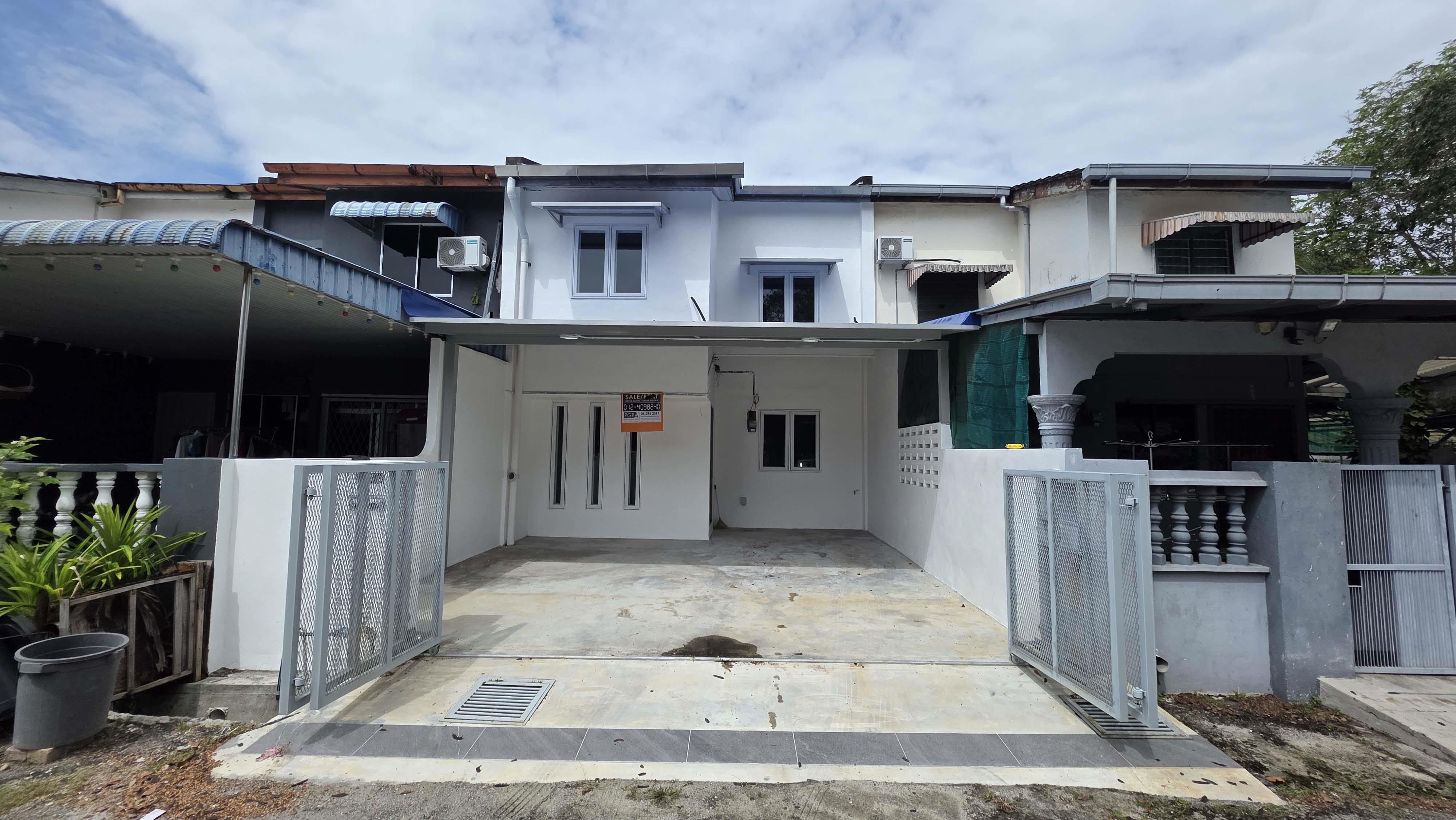 Seberang Jaya Newly Renovated Double Storey Terraced House